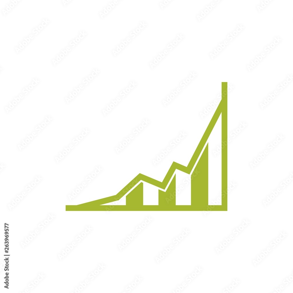 Graphic icon with a significant improvement.- vector Graphic icon with a significant improvement.- vector