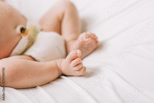 Infant Belly with Umbilical Cord