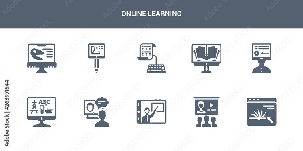 10 online learning vector icons such as online, online class, coaching, course, education contains learning, library, test, training, paleontology. learning icons 10 online learning vector icons such as online, online class, coaching, course, education contains learning, library, test, training, paleontology. learning icons