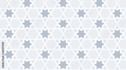 White Star Background Pattern