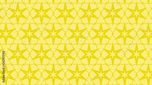 Yellow Seamless Star Pattern