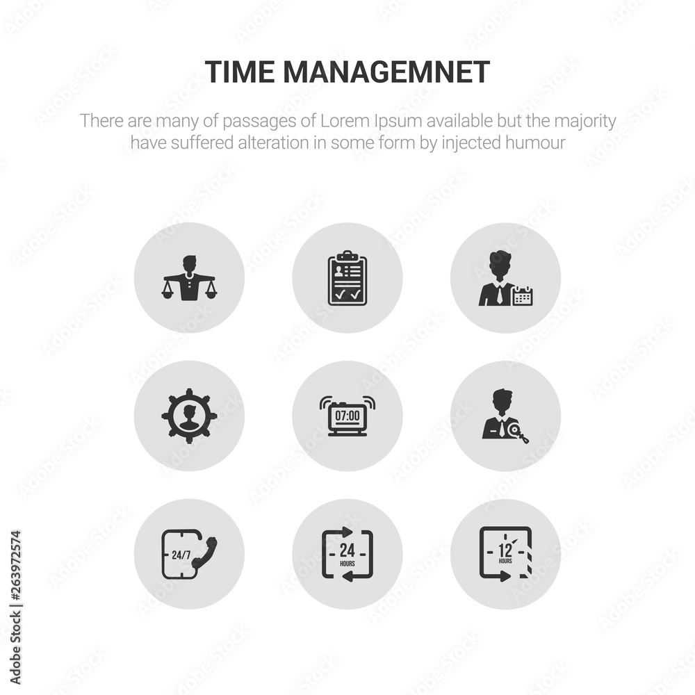 9 round vector icons such as 12 hours, 24 hours, 24/7, administrator, alarm contains appearance, appointment, approved, balance in human resources. 12 hours, 24 icon3_, gray time managemnet icons 9 round vector icons such as 12 hours, 24 hours, 24/7, administrator, alarm contains appearance, appointment, approved, balance in human resources. 12 hours, 24 icon3_, gray time managemnet icons