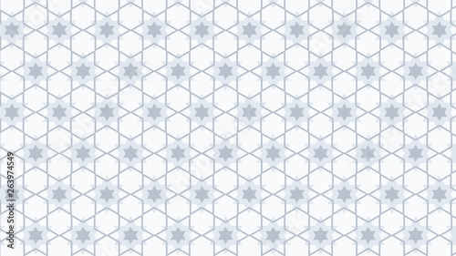 White Seamless Star Pattern Background Illustrator