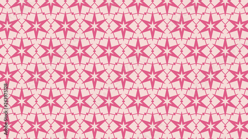 Pink Stars Pattern Background