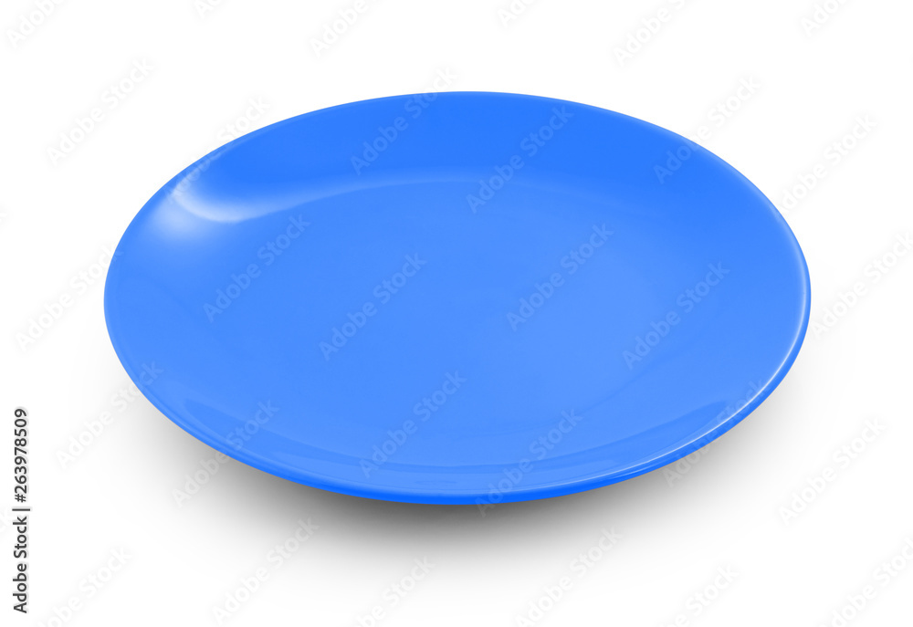 empty plate isolated on white background empty plate isolated on white background