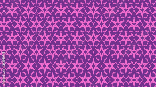 Purple Stars Pattern Background