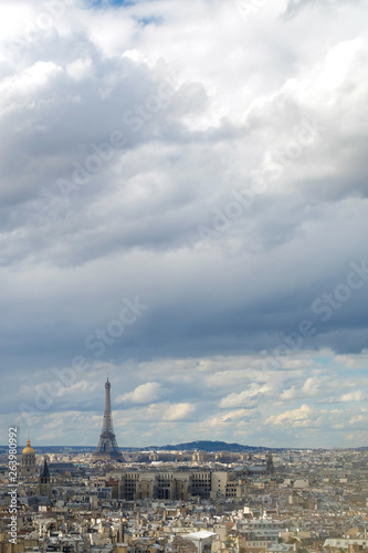 Panorama of Paris with Eiffel Tower © Timm