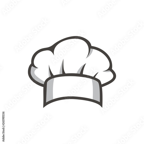 chef hat chef logo vector illustration