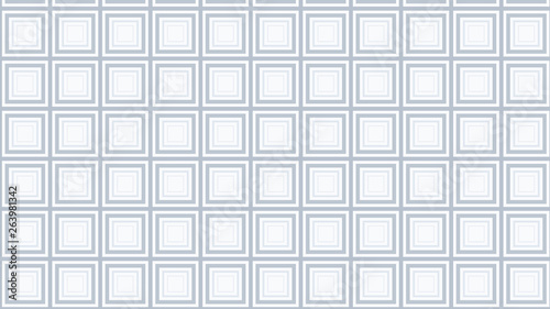 White Concentric Squares Background Pattern Design
