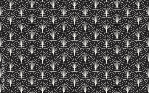 Classic Art Deco Seamless Pattern. Geometric Stylish Texture. Abstract Retro Vector Texture.