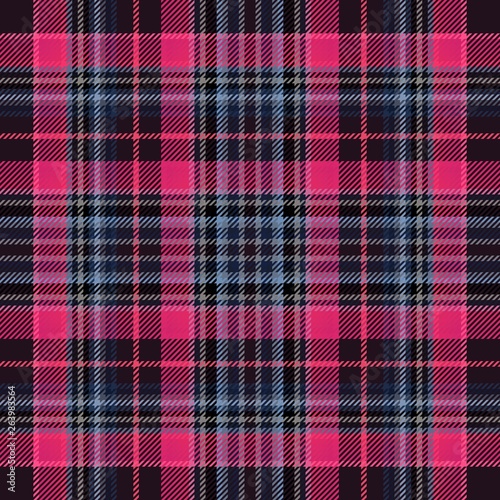 Tartan plaid and scotland design fabric, square textile.