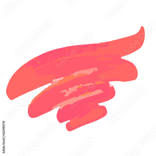 Abstract hand drawn red orange pink background for logo, banner, web page, gift card, flyer. Vector illustration