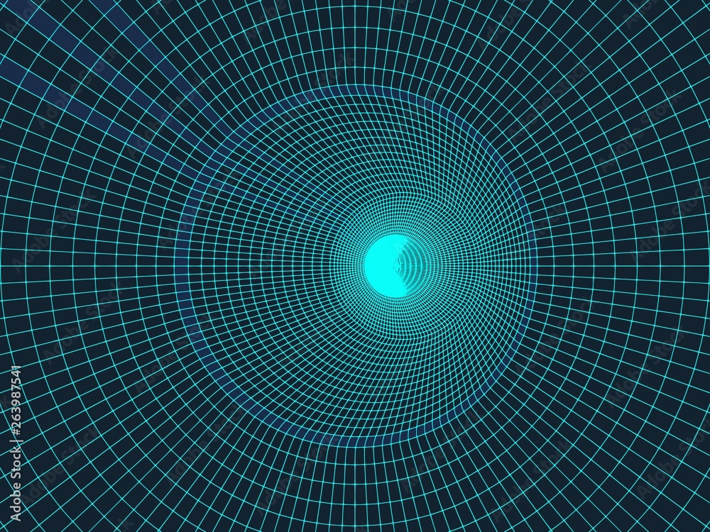 Polygonal abstraction neon tube image background Polygonal abstraction neon tube image background