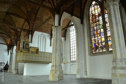 Impressions from the Oude Kerk, Old Church in Amsterdam on May 10, 2015, Netherlands photo