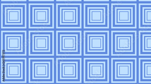 Blue Seamless Concentric Squares Pattern Background Illustrator