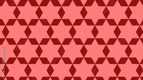 Red Seamless Star Pattern
