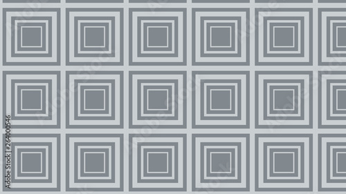 Grey Seamless Concentric Squares Background Pattern