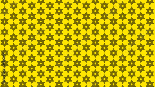 Yellow Star Pattern