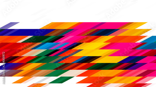 Abstract Colorful Geometric Shapes Background Illustrator