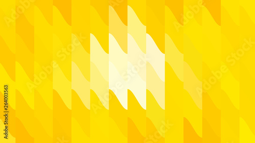 Abstract Yellow Geometric Shapes Background
