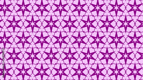 Purple Seamless Star Pattern Background Illustrator