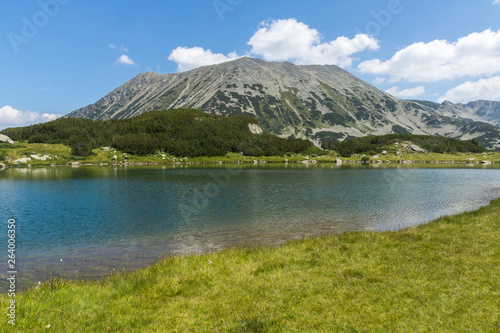 Amazing Summer landscape of Muratovo (Hvoynato) lake at Pirin Mountain, Bulgaria