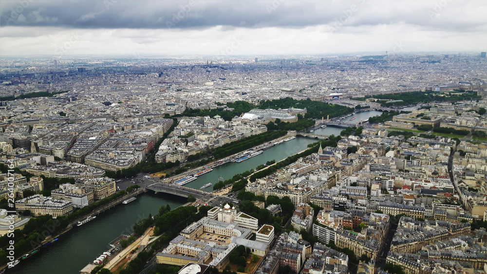 Paris from the altitude