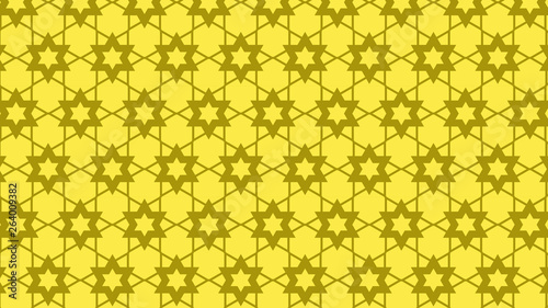 Yellow Star Pattern Background