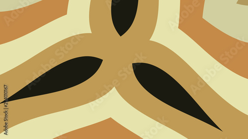 Brown Geometric Shapes Background