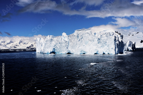 tabular iceberg in antarctica