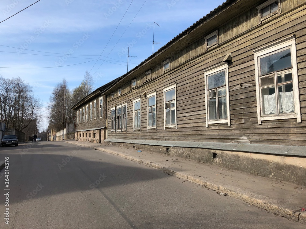 Obraz premium old building in the city