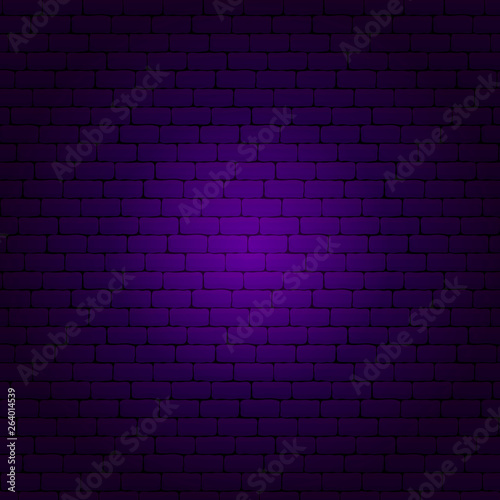 Purple Brick Wall