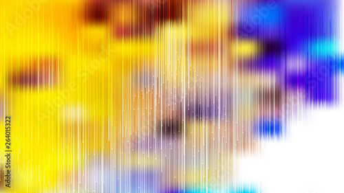 Blue and Yellow Abstract Vertical Lines Background