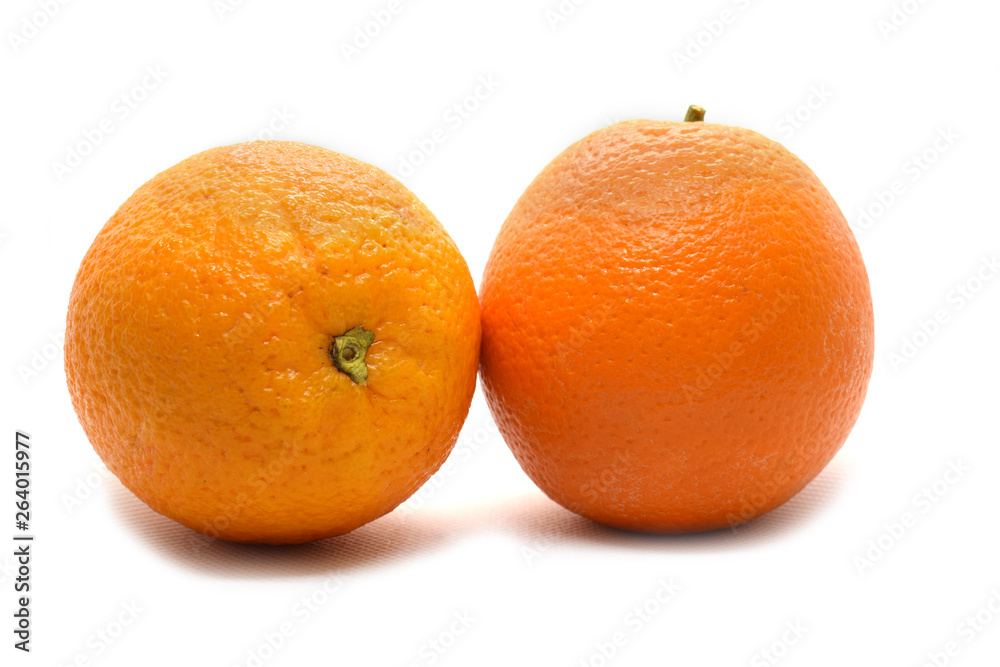 Fresh Yellow Oranges isolated on white background. Fresh Yellow Oranges isolated on white background.
