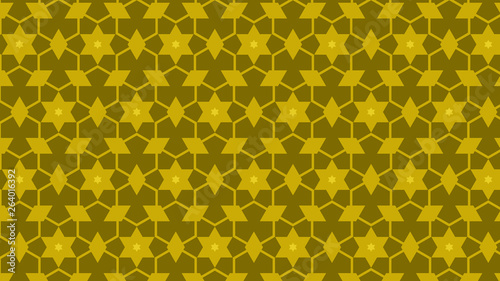Yellow Star Pattern Background Image