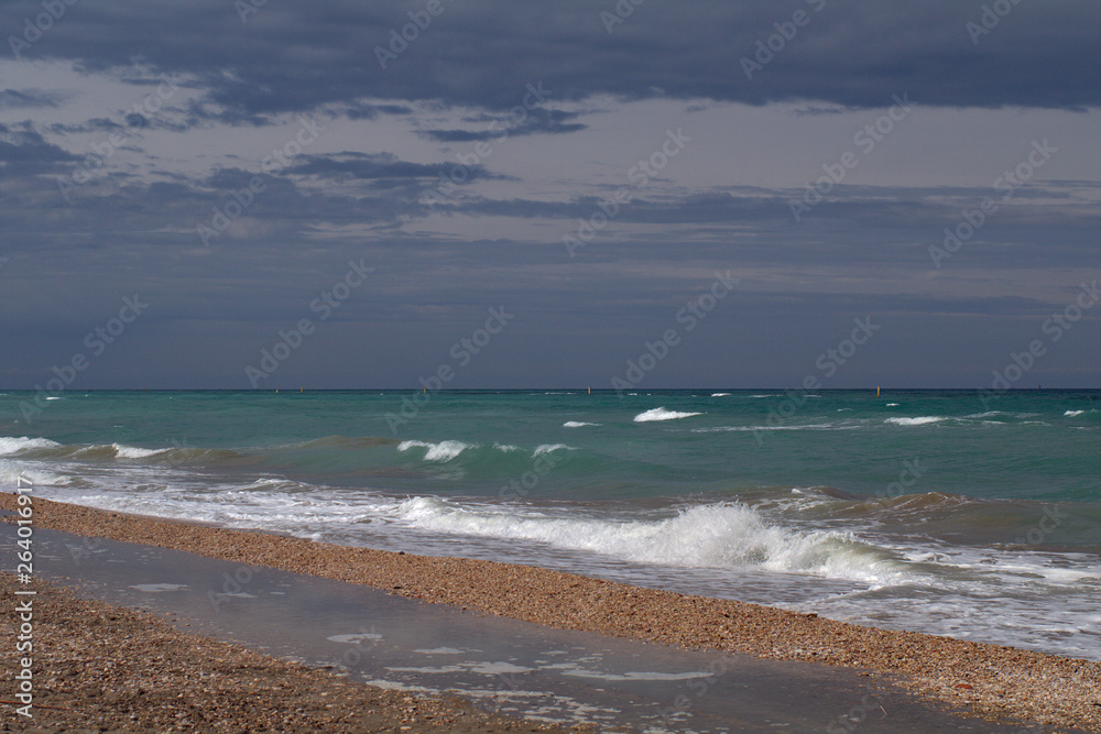beach and sea,wave,horizon,sky,cloud,panorama, seascape,