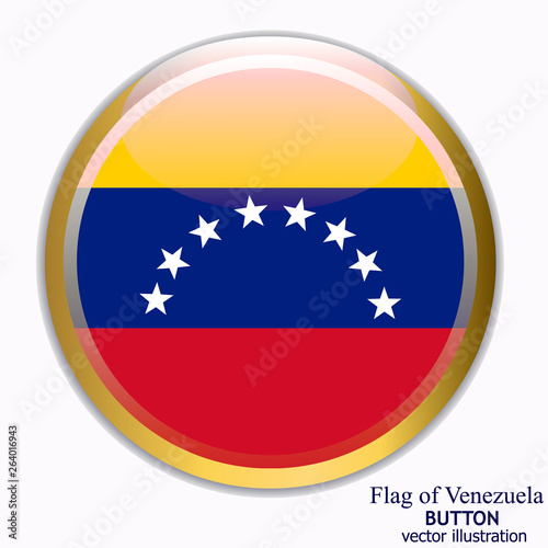 Banner with flag of Venezuela. Colorful illustration with flag for web design. Button with transparent background. Vector illustration. Free Download Banner with flag of Venezuela. Colorful illustration with flag for web design. Button with transparent background. Vector illustration. - GFXLoad