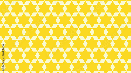Yellow Stars Background Pattern