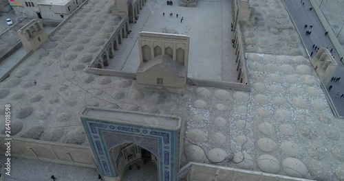 The wonderful inside of the Kalon mosque Bukhara, Uzbekistan. UNESCO world Heritage. photo