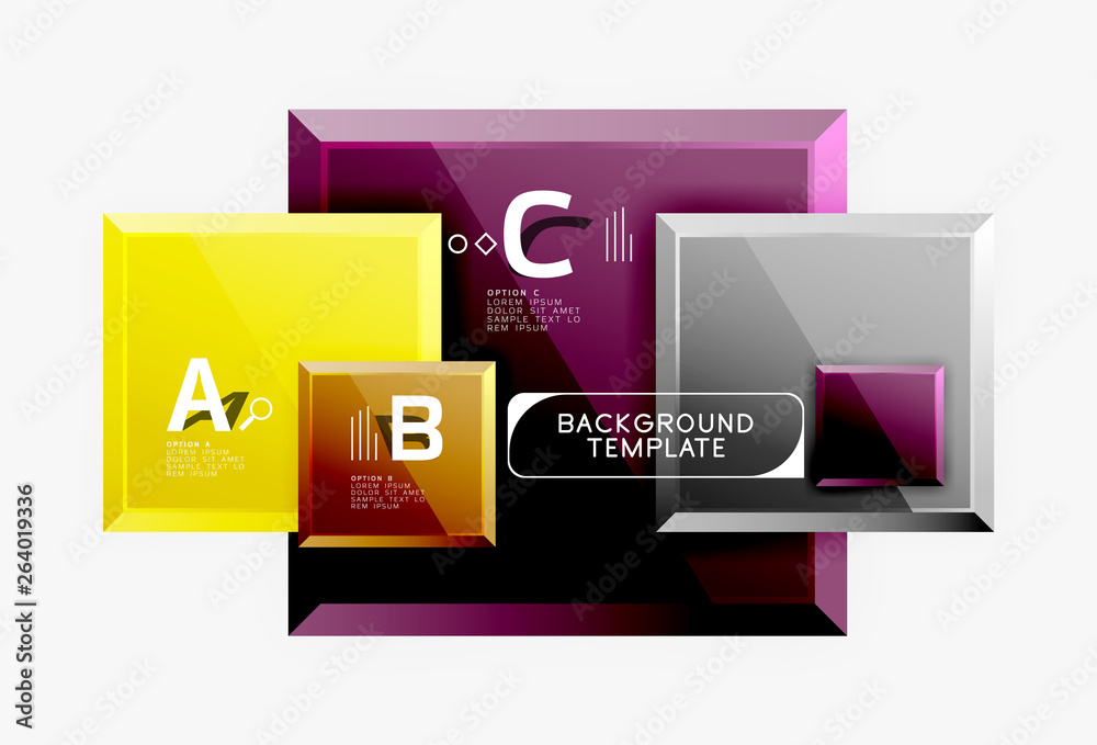 Minimal square banner abstract background Minimal square banner abstract background