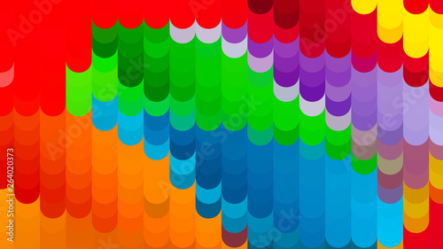 Abstract Colorful Geometric Shapes Background Vector