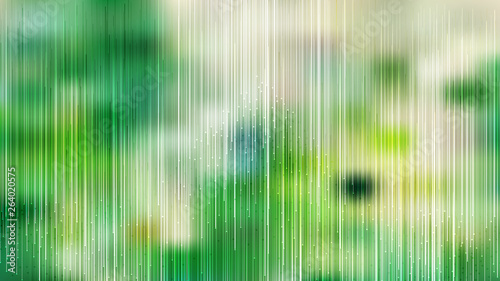 Abstract Green and Beige Vertical Lines Background Vector