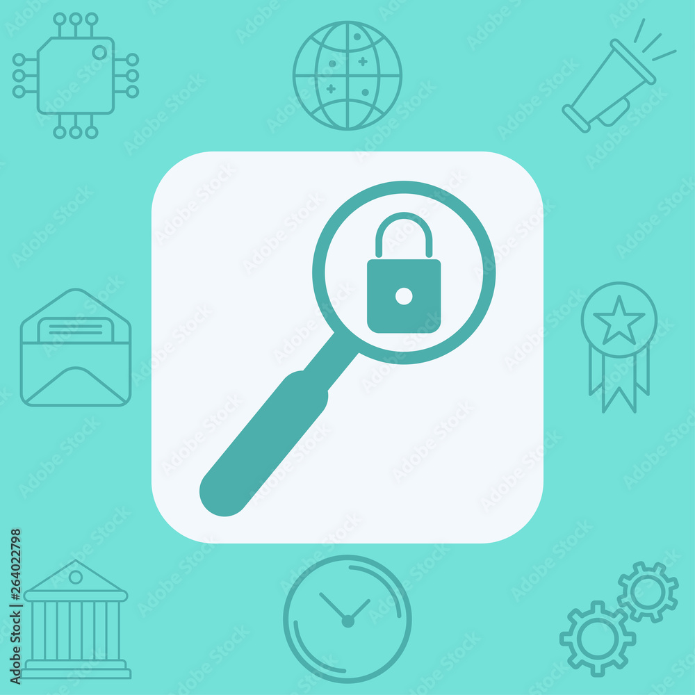 Padlock vector icon sign symbol Padlock vector icon sign symbol