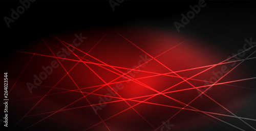 Neon color abstract lines