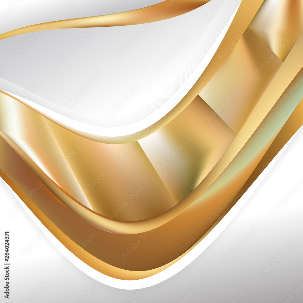 Abstract Gold Background Template Stock Vector | Adobe Stock