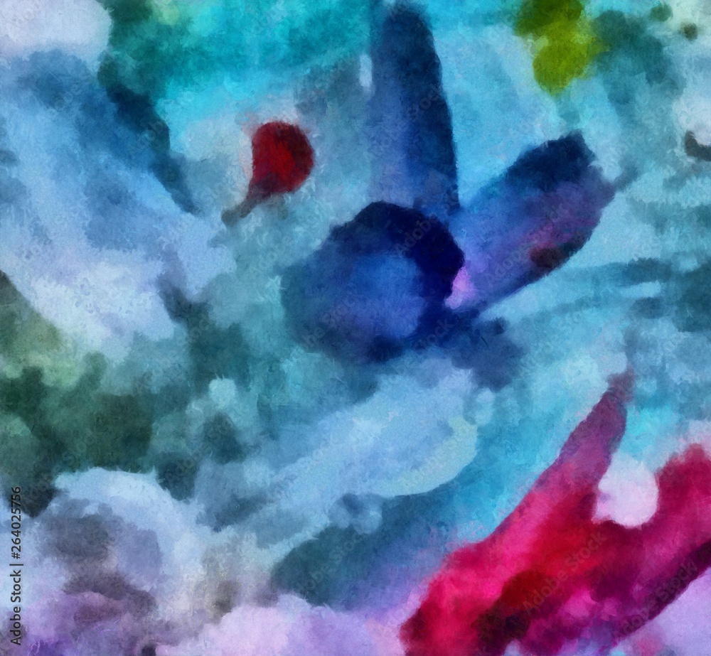 Naklejka premium Art oil background, creative design pattern, painting brushstrokes texture, HD wallpaper, colorful splashes and textured artistic elements