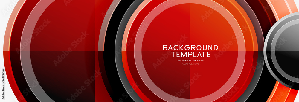 Circle geometric abstract background template for web banner, business presentation, branding, wallpaper Circle geometric abstract background template for web banner, business presentation, branding, wallpaper