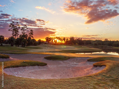 Golf Course Sunrise / Sunset in Florida