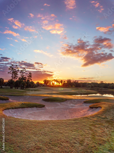 Golf Course Sunrise / Sunset in Florida