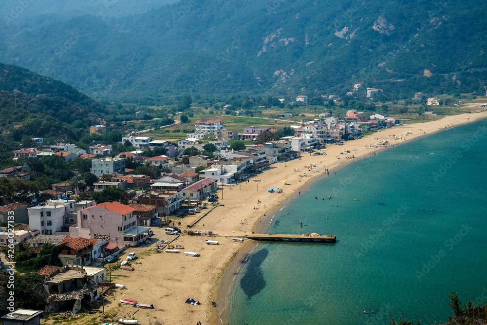 Ormanli Village beach is a very famous touristic place in Erdek, Balikesir, TURKEY Ormanli Village beach is a very famous touristic place in Erdek, Balikesir, TURKEY